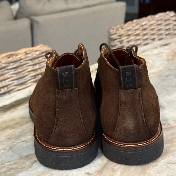 Men's STB SHOE THE BEAR Kip Desert Brown Suede Chukka Boots- Size 41 - Picture 4 of 9